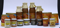 Design des produits Yvan et Grégory, soupes de poissons de Carqueiranne en 790g et 490g en bouteille et conserve anchoïade tapenade rouille aïoli 