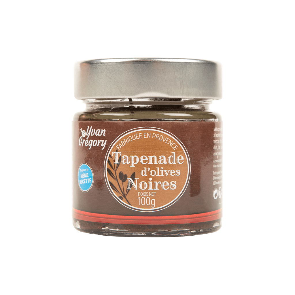 Tapenade d'olives noires 100g | Yvan & Grégory